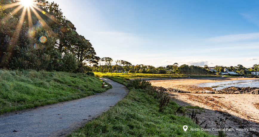 North Down Coastal Path, Helen's Bay area